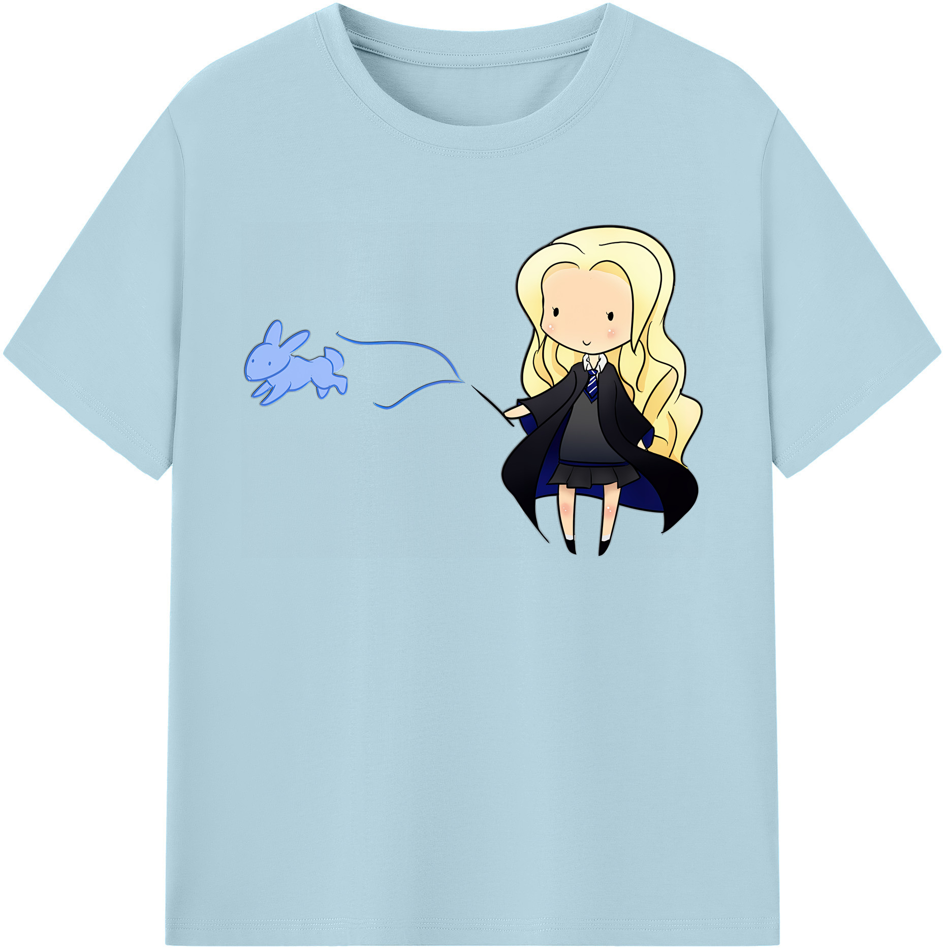 （画像用） Harry Potter ハリー・ポッターシリーズ 綿100％半袖Tシャツ（フロントプリント）